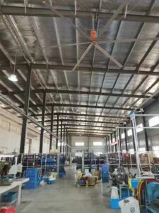THE SELECTION AND INFLUENCE OF INSTALLATION LOCATION FOR INDUSTRIAL HVLS FANS - RTFANS Industrial Ventilation & Cooling