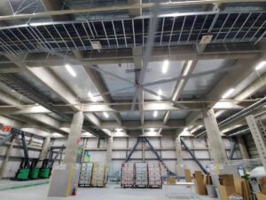 Sustainability and Green Cooling for Logistics Centers - RTFANS Industrial Ventilation & Cooling